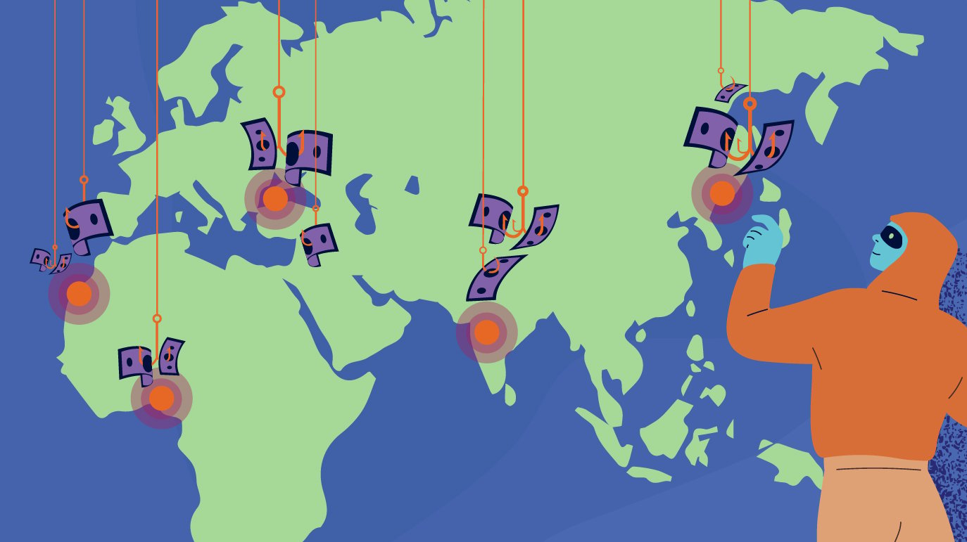 Details of fraud hot spots around the world - Turkey, Nigeria, India, Morocco and North Korea
