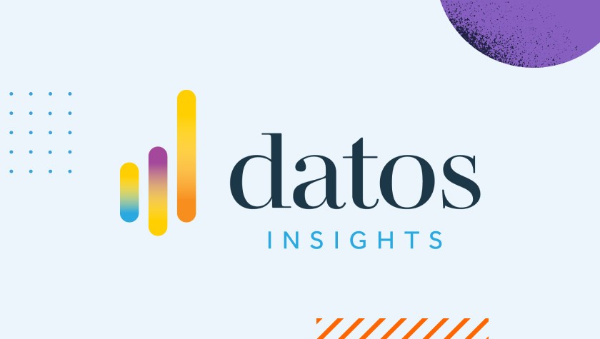 Datos Insights' logo - Feedzai is recognized as a strong performer in Datos' report on behavioral biometrics and device fingerprinting